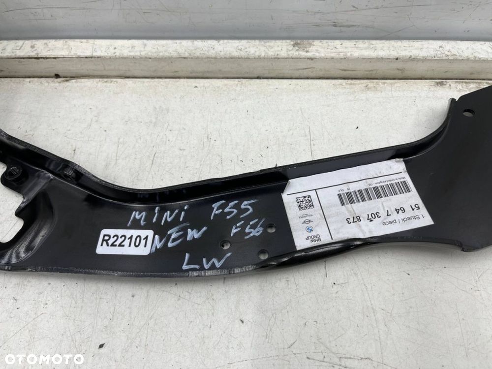 Pas przedni Mini One Cooper Cabrio F55 F56 F57 13-24r. NOWE lewe wzmocnienie czołowe okular - 5