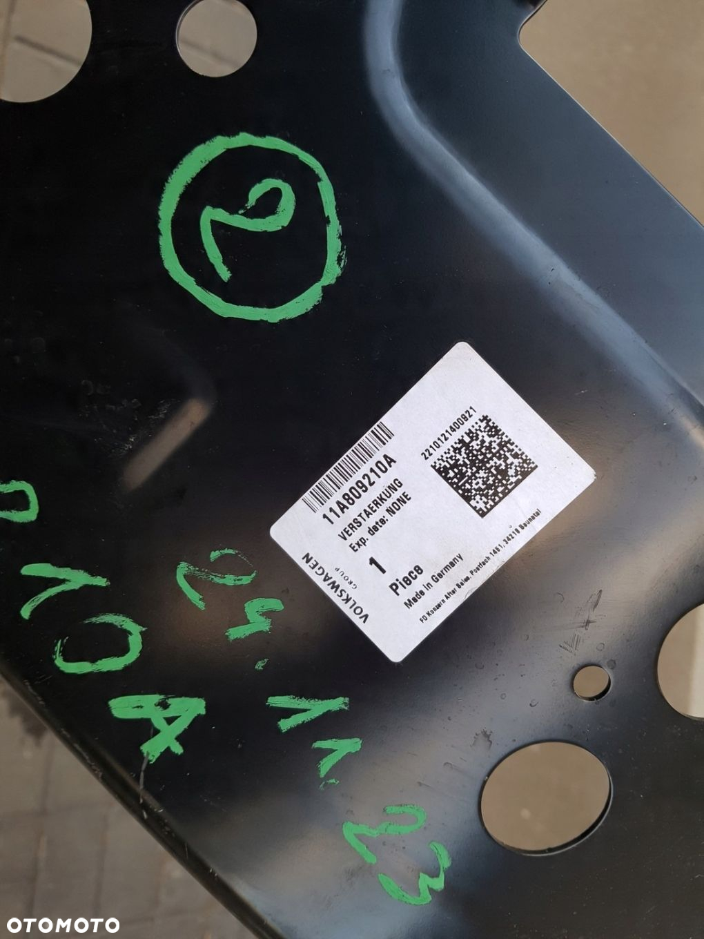 VW ID4 ID.4 słupek A wewnętrzny wzmocnienie 11A809210A - 4