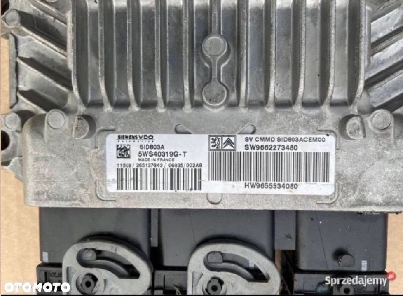 5WS40319G-T sterownik komputer silnika 2.0hdi peugeot 407 - 3