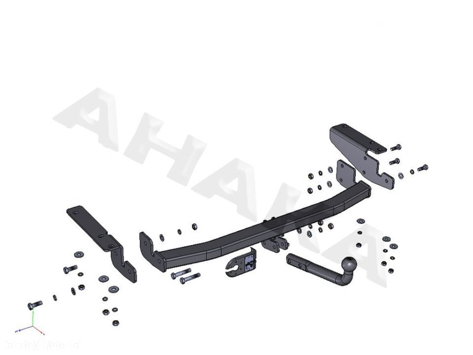 Hak Holowniczy Odkręcany Do Dodge Caravan 1995-2001 - 3