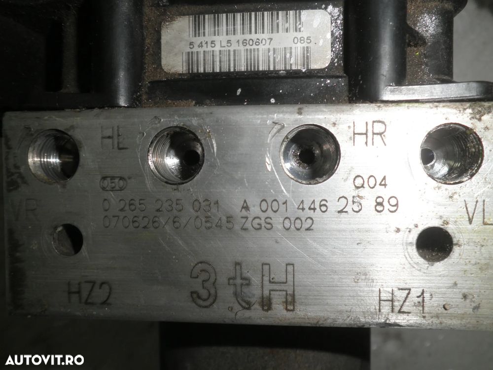 Pompa ABS Mercedes Sprinter 2.2 CDI 906 0265230049 A0014462989 0265235031 A0014462589 0265950883 - 6