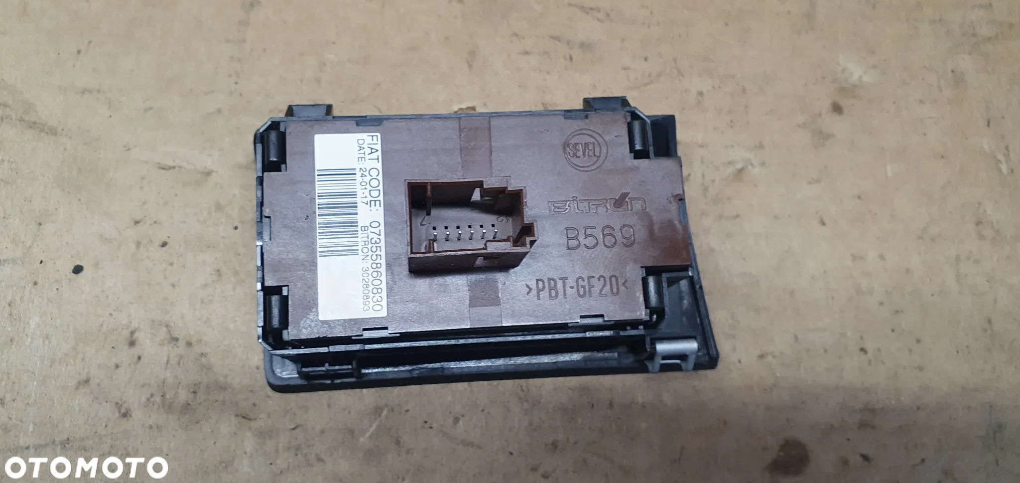 Włącznik przełącznik świateł panel Citroen Jumper 07355860830 - 2