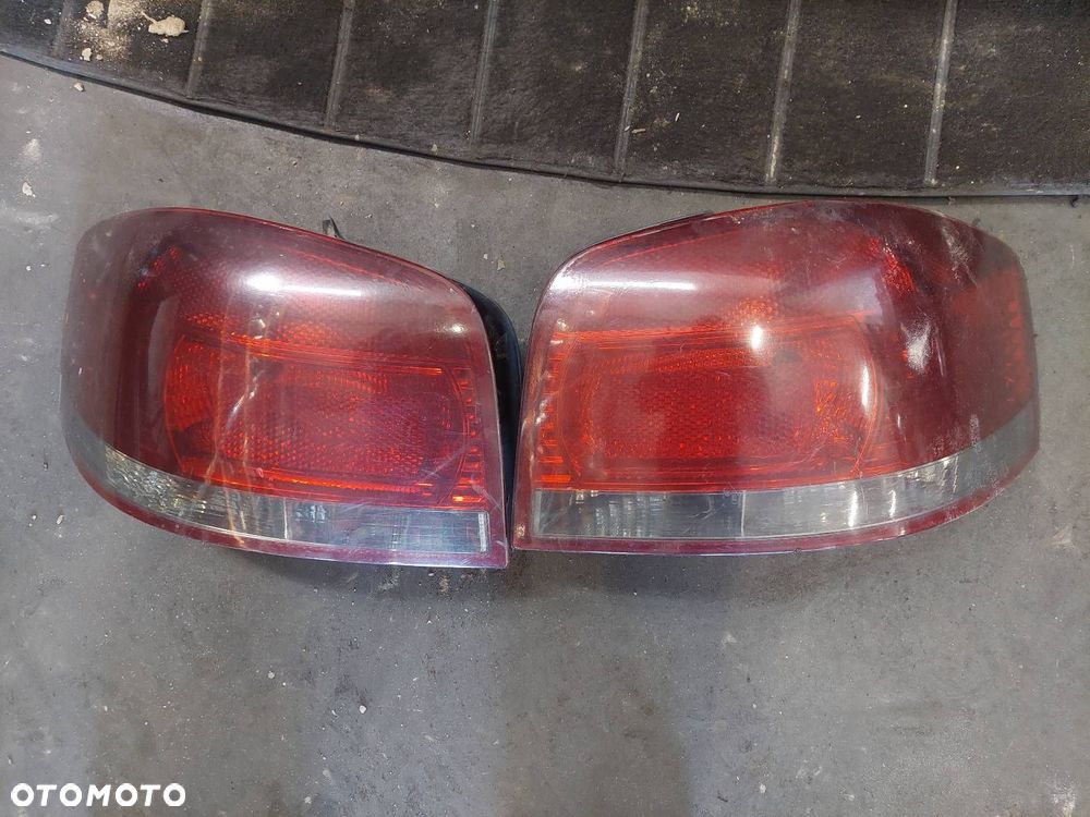 KOMPLETNY TYŁ KLAPA BAGAŻNIKA ZDERZAK TYŁ LAMPY AUDI A3 8P 3D LZ7L - 3