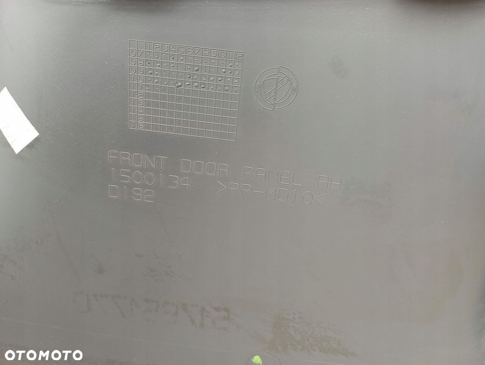 FIAT 500 BOCZEK TAPICERKA DRZWI PRAWY PRZÓD EUROPA 1500134 - 4