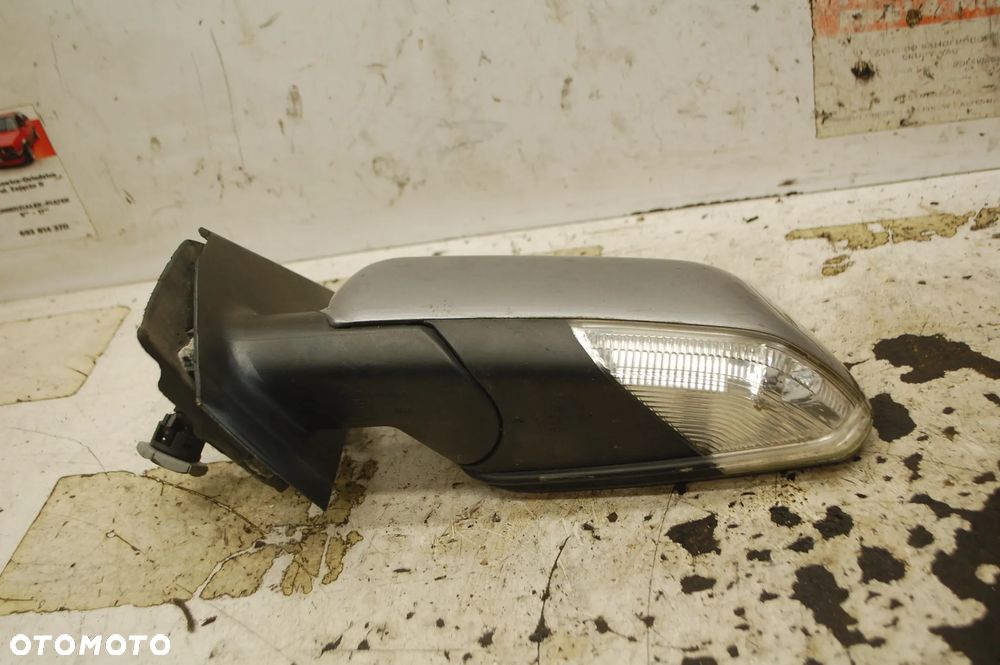 LUSTERKO LEWY PRZÓD PRZEDNIE MANUALNE VW POLO IV 9N3 LIFT CZARNE 2 PIN LD5Q - 2