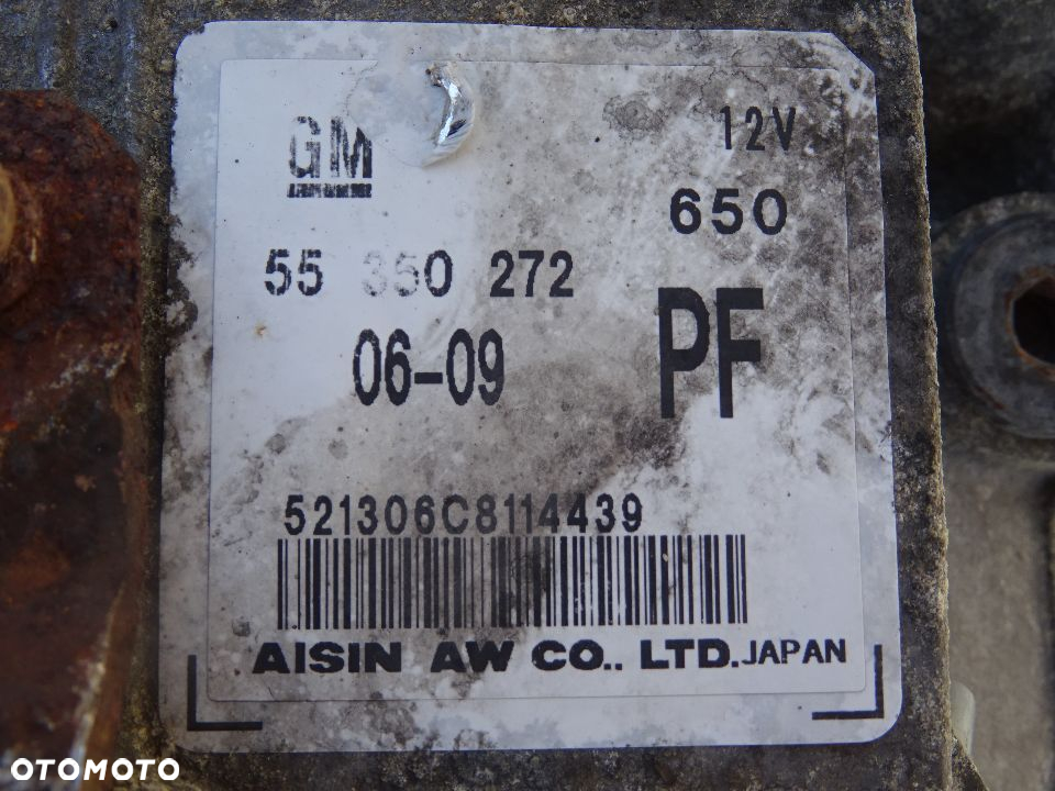 Opel Vectra C Signum 3,0 CDTI skrzynia automat AF40 TF-80SC PF 55350372 sterownik 1,9 - 5