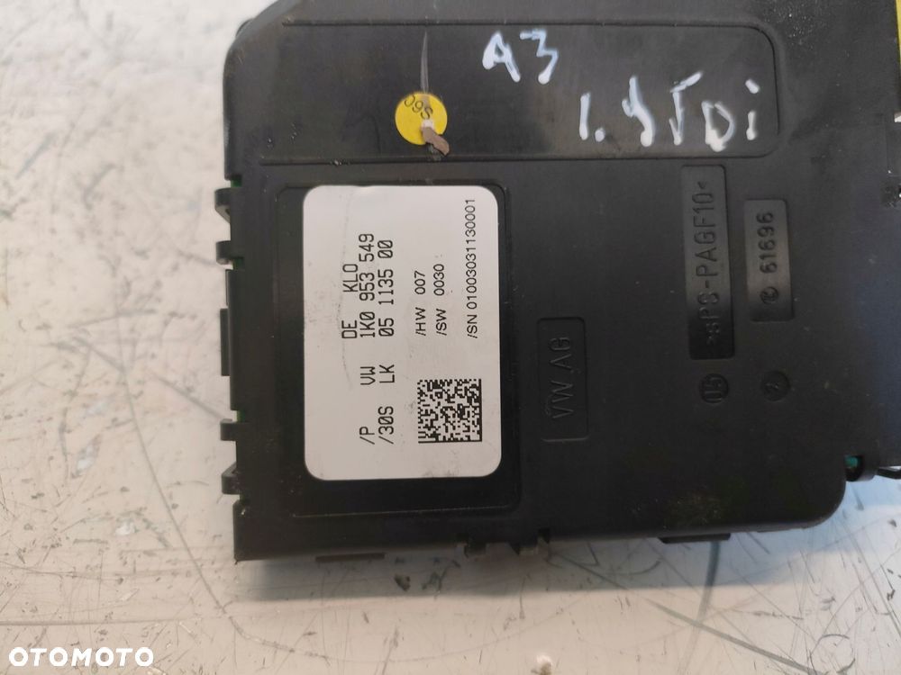 AUDI A3 8P 1.9 TDI 3-DRZWI 03- CZUJNIK KĄTA SKRĘTU 1K0953549 - 2