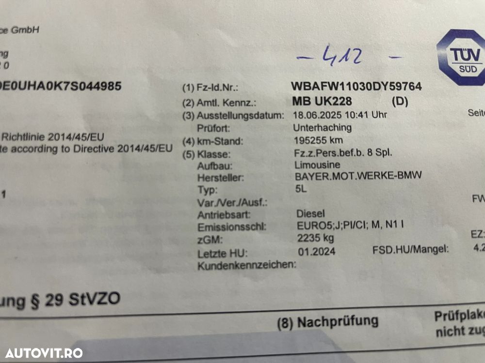 BMW Seria 5 520d Sport-Aut. - 35