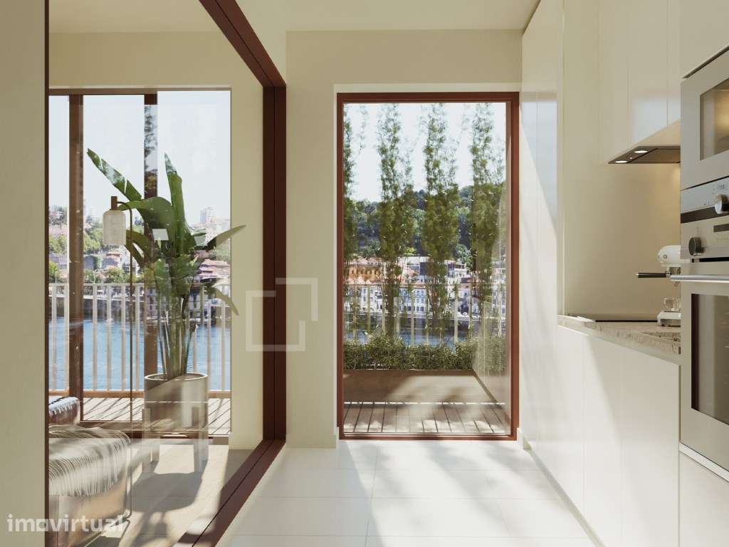 Apartamento T1 com área exterior, junto ao Rio Douro - Grande imagem: 5/105