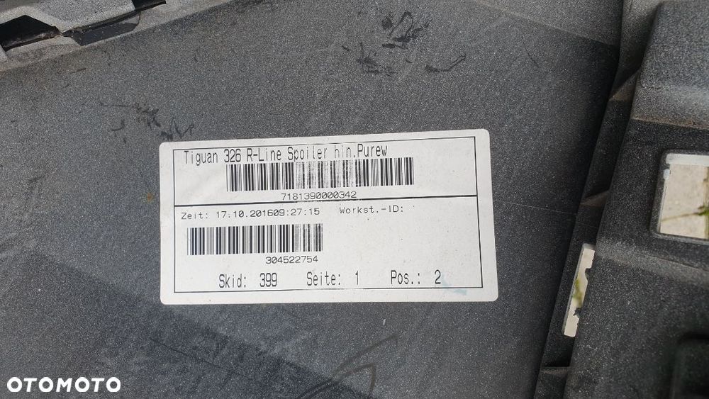 Zderzak Vw Tiguan R line tyl 2015 - - 7