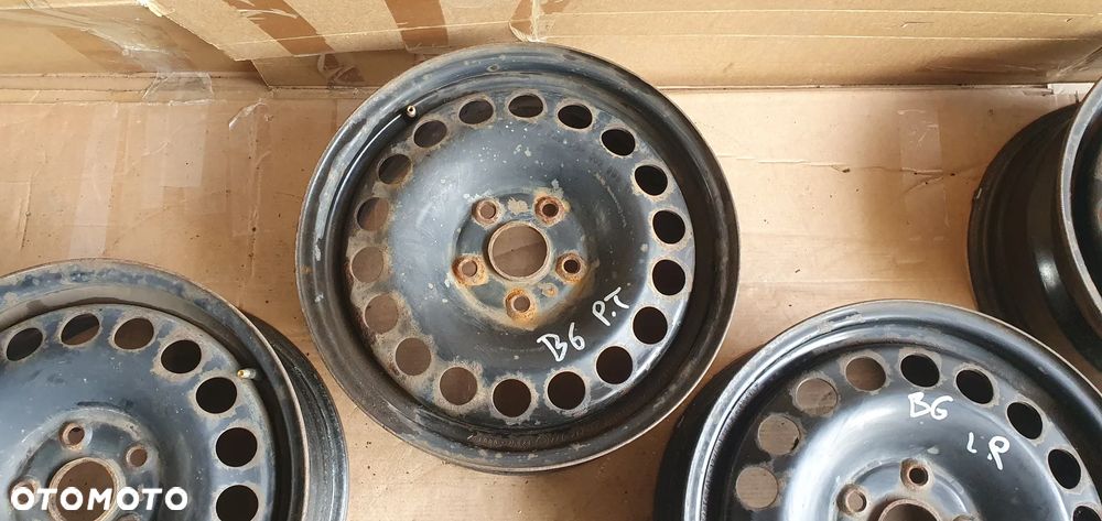 Felgi stalowe koła VW 5x112 6.5J ET48 R16 VW Passat B6 - 3