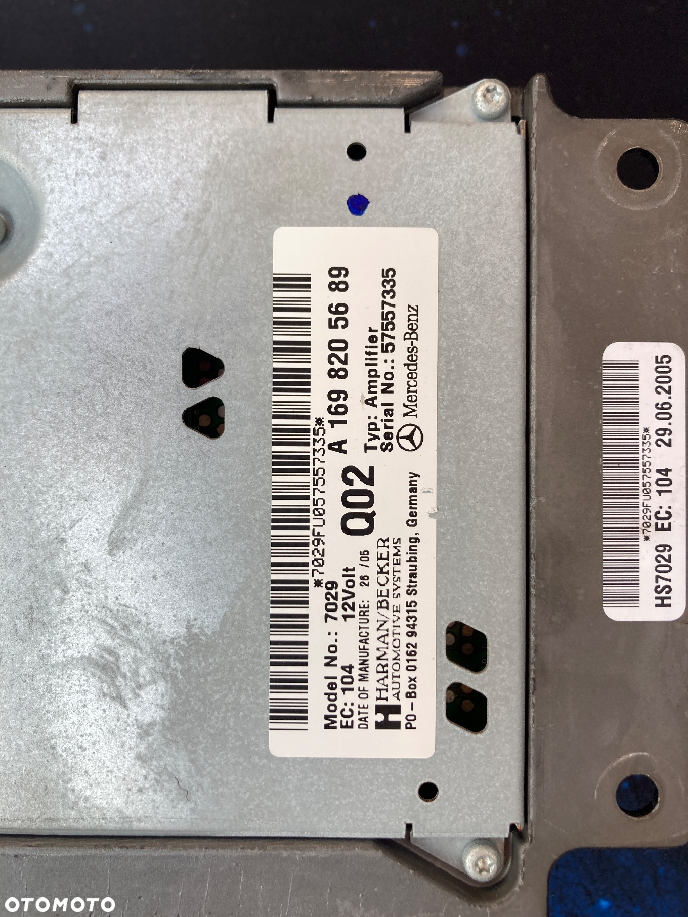Wzmacniacz Harman Kardon Mercedes CLK W209 A1698205689 - 2