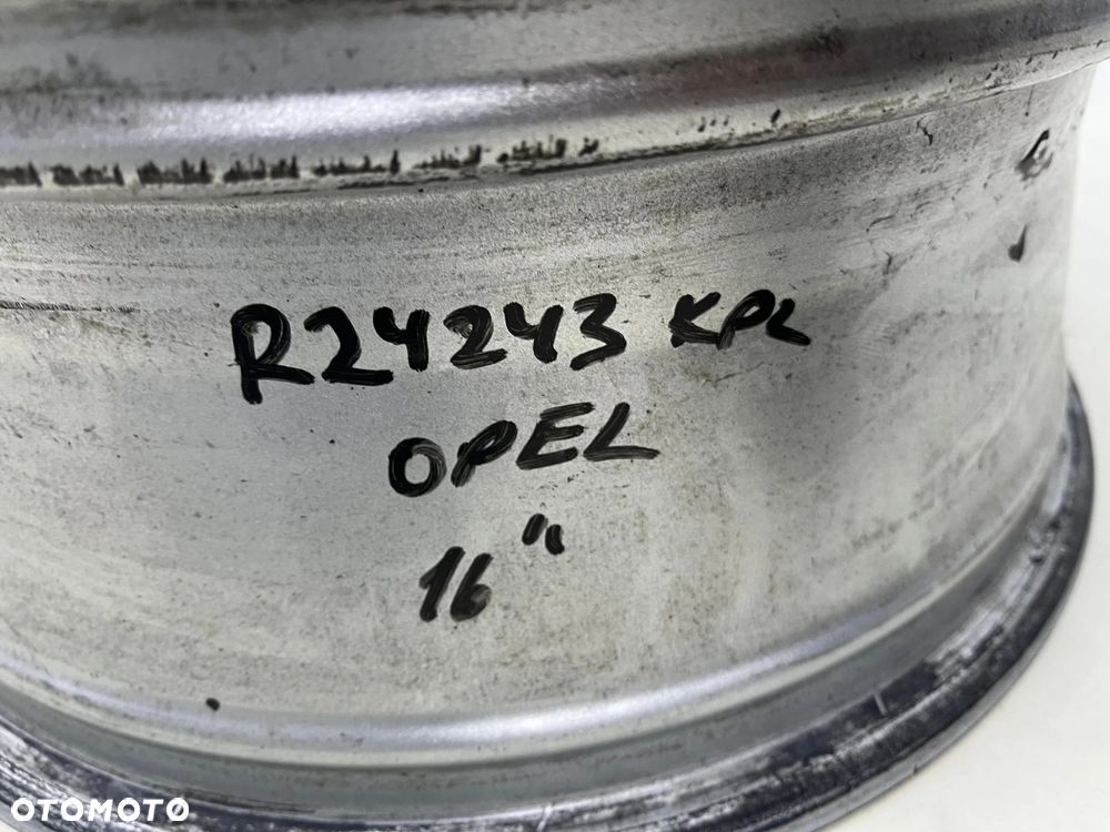 Felga Opel Zafira B Astra G H Vectra C Meriva 6,5jx16 ET37 5x110 felgi aluminiowe r16 cali KOMPLET 1 - 21