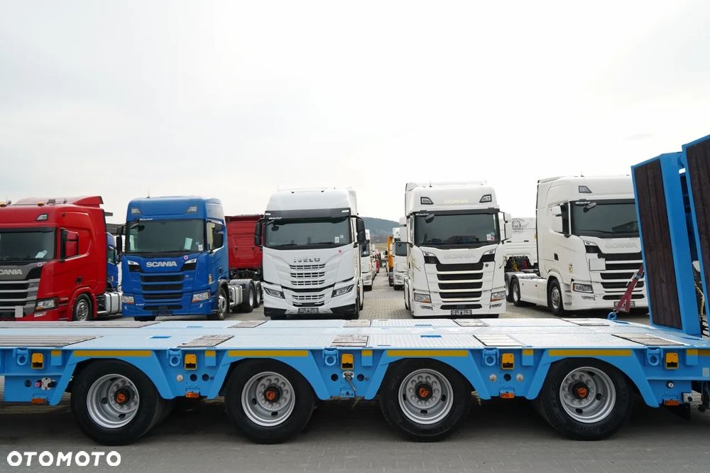 Inny KOMODO / KMD4 / NACZEPA LAWETA / NISKOPODWOZIE / OSIE SKRĘTNE / OŚ PODNOSZONA / NAJAZDY HYDRAULICZNE / - 29