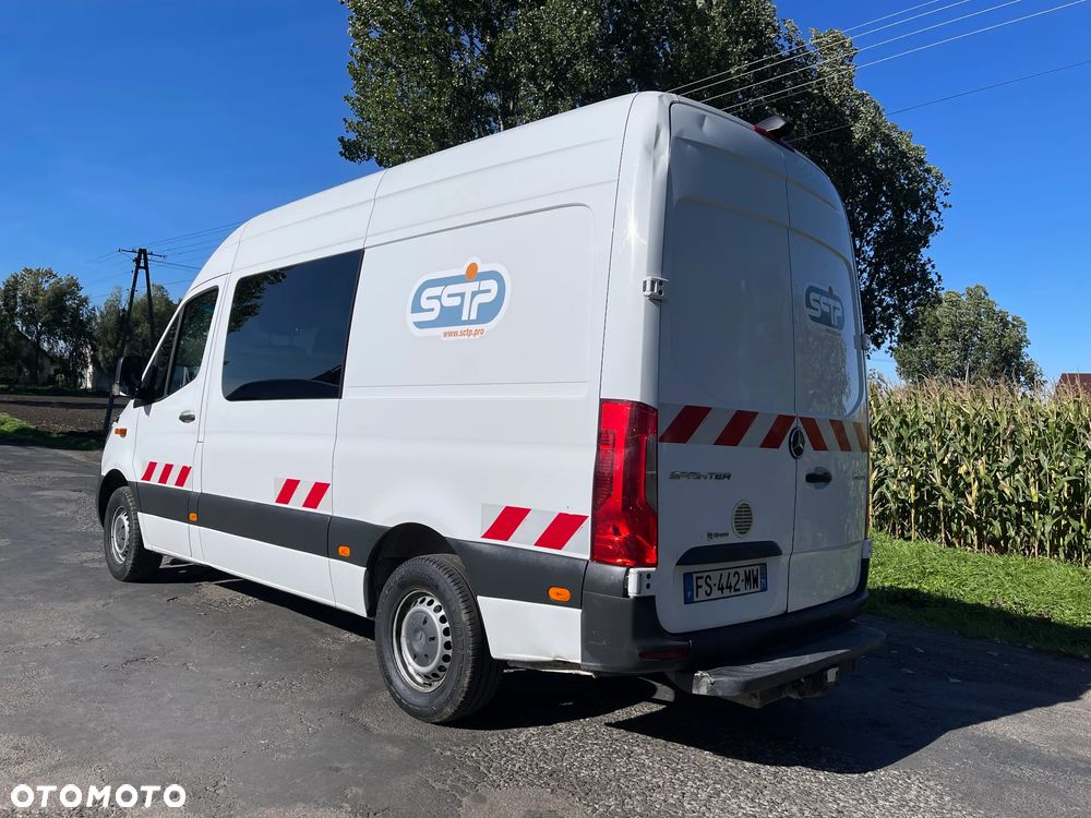 Mercedes-Benz Sprinter W907 Nowy Model 2020 ROK 314 CDI L2H2 Średniak Średni Brygadówka 6 Osobowa 6 osób Dubel Kabina Holenderka - 4