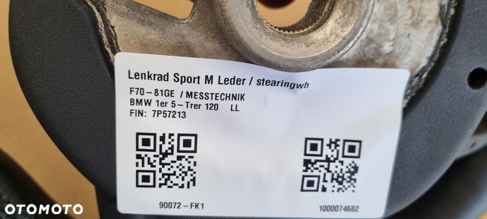 BMW 1 F70 M-PAKIET 2024- Kierownica Skóra Łopatki Oryginał - 11