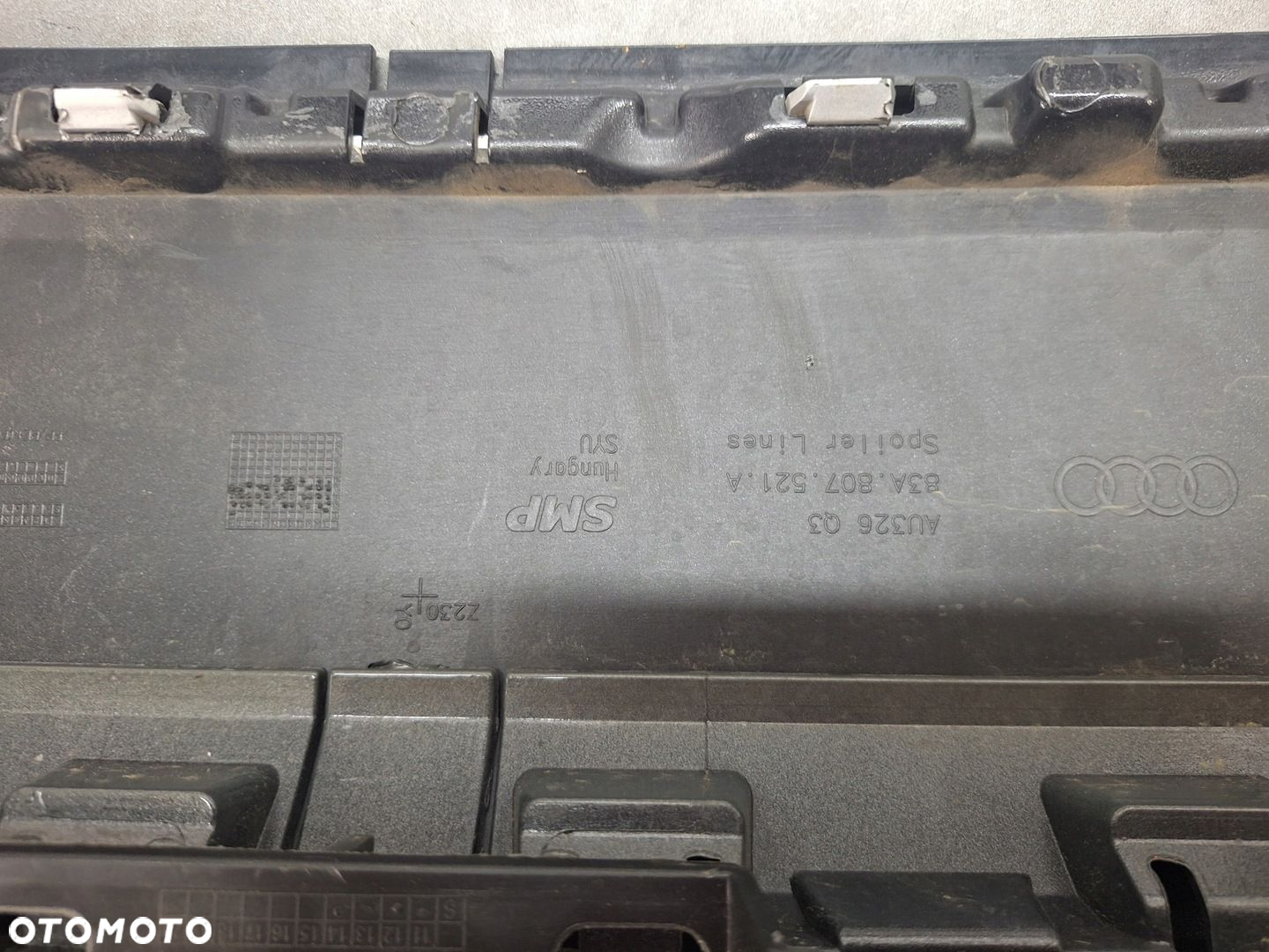 ZDERZAK DYFUZOR SPOJLER AUDI Q3 83A 2029-2024 ZWYKŁY ORYGINAŁ OE ASO - 9