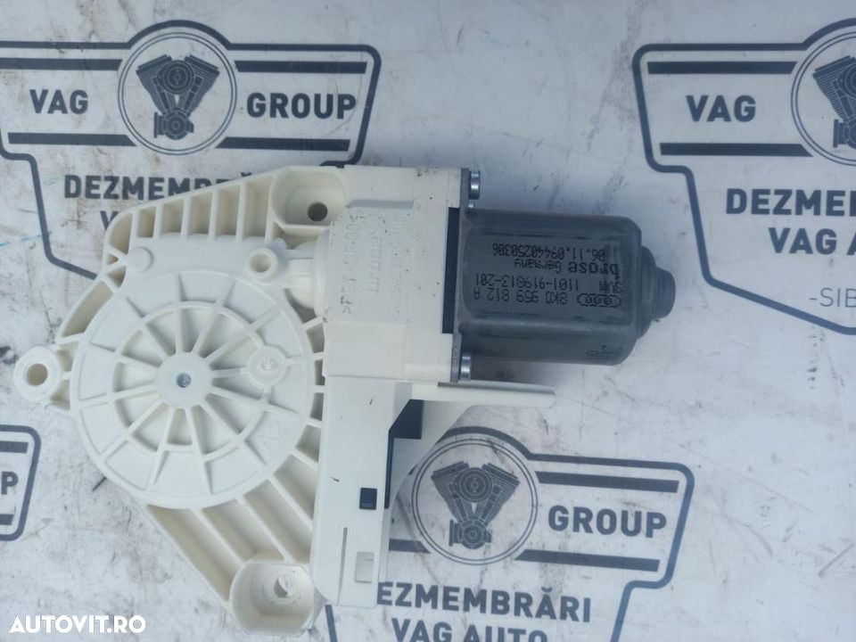 Motoras Macara Geam Dreapta Spate Audi A4 B8 Cod 8k0959812a - 1