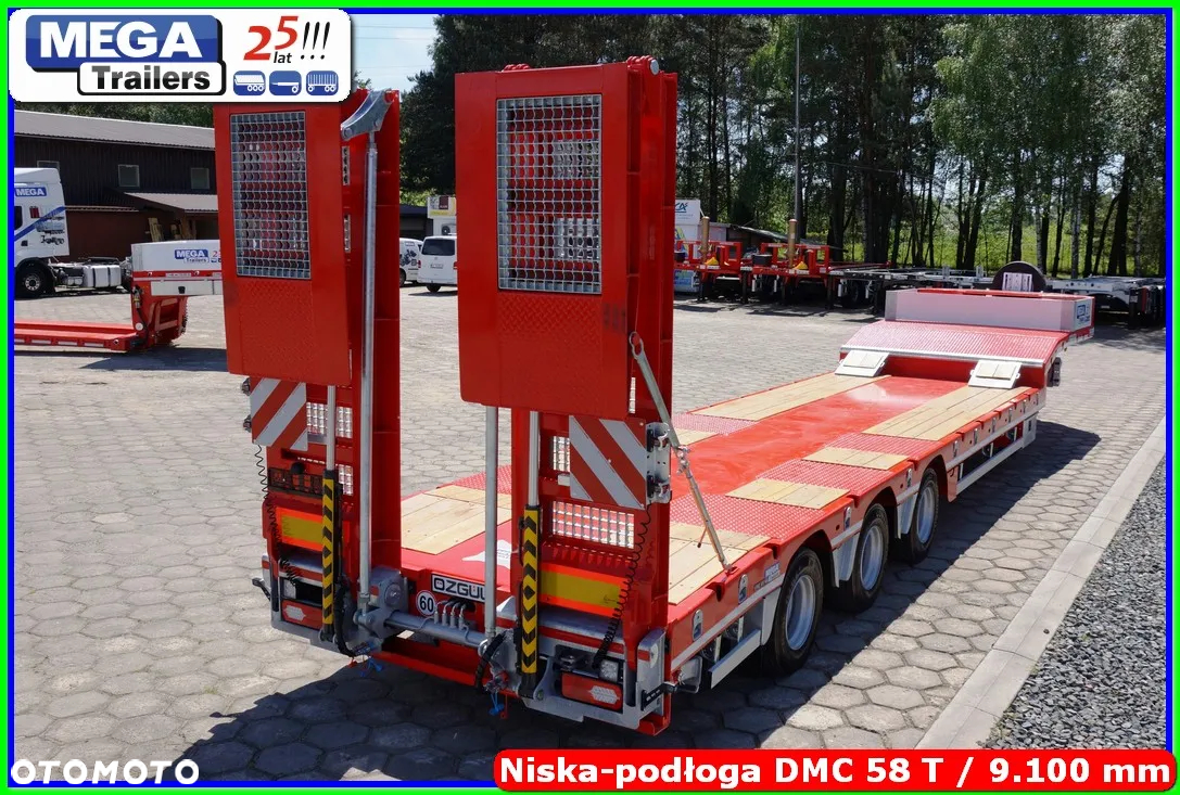 Mega Niskopodwozie 3 osie, 58 T DMC, dł. 910 cm, oś skrętna !!! - 14