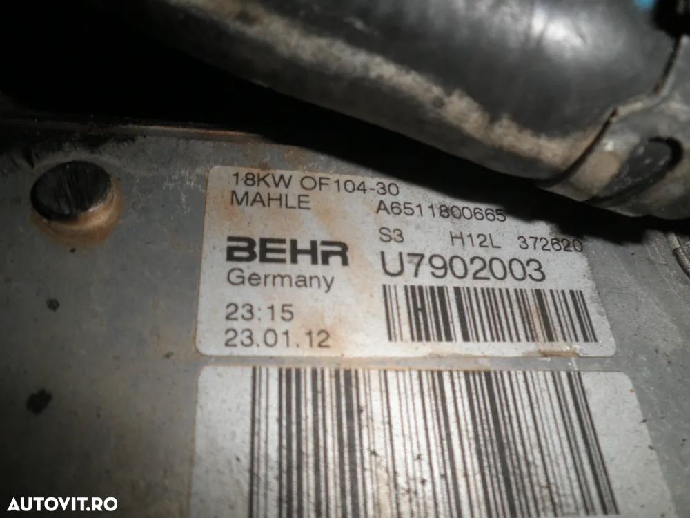 Racitor Ulei / Termoflot + Carcasa Filtru Ulei Mercedes ML W166, W204, W212, W639, 2.2 CDI A6511800665, a6511800865 - 3