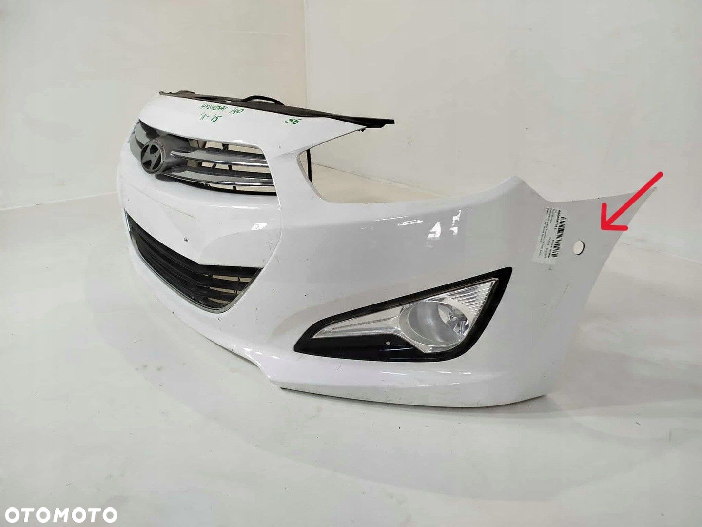 ZDERZAK PRZEDNI GRILL HYUNDAI I40 11-15 - 3
