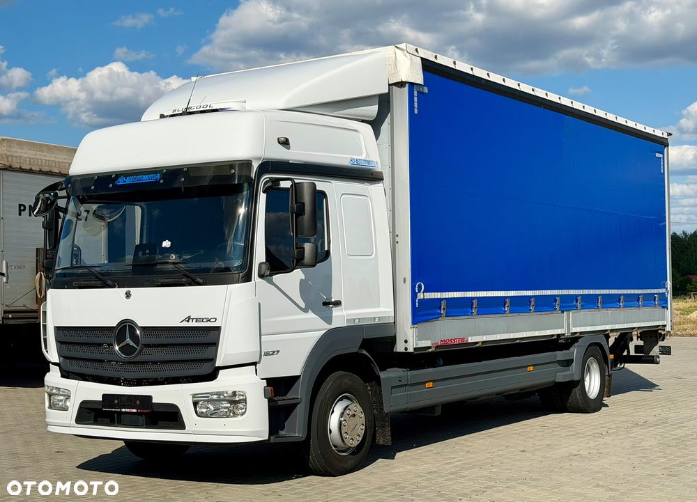 Mercedes-Benz ATEGO 1527 / FIRANKA / WINDA / 18 EUROPALET / 7 385 KG ŁADOWNOŚCI / AUTOMAT / SYPIALKA / GLOB - 1