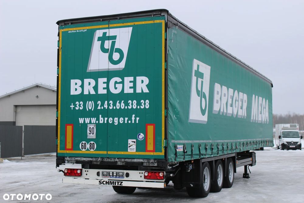 Schmitz Cargobull FIRANKA  /OSIE SCHMITZ /MEGA / DACH PODNOSZONY/ RAMA OCYNK /SERWIS FR / IDEALNY STAN / - 1