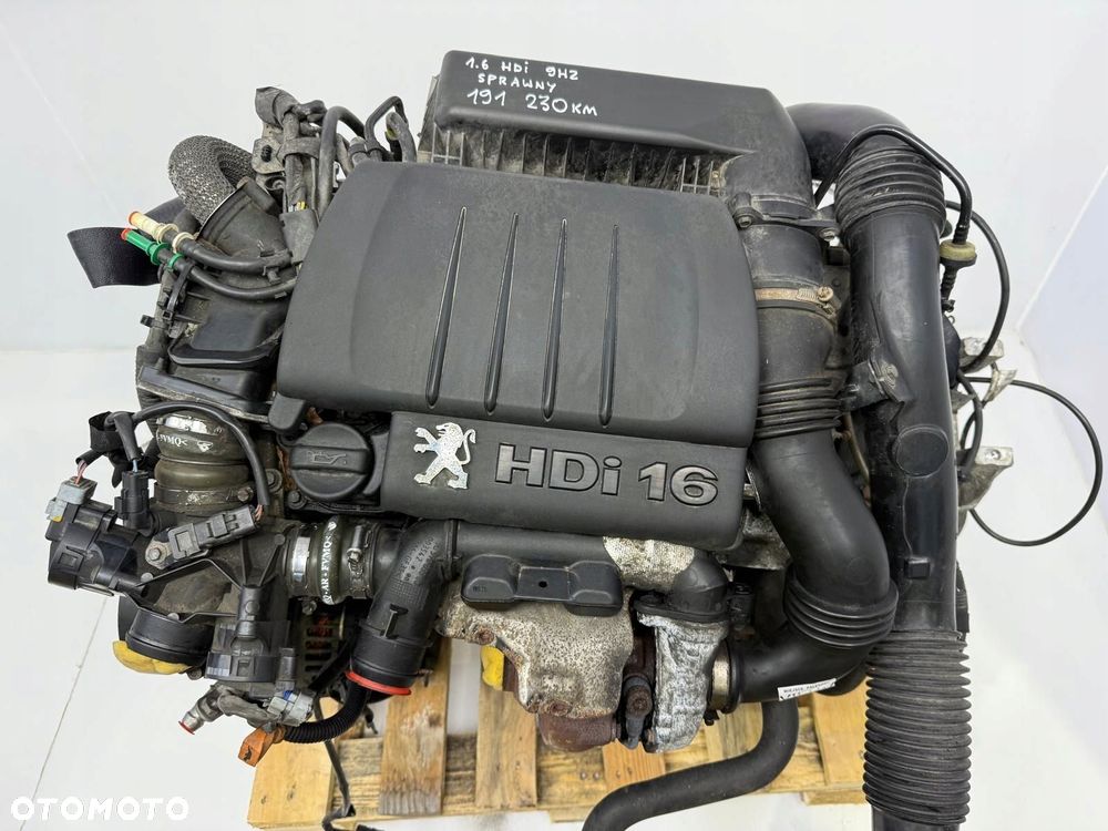 SILNIK 9HZ Peugeot 206 207 307 Partner II 1.6 HDI 109KM cały kompletny - 5