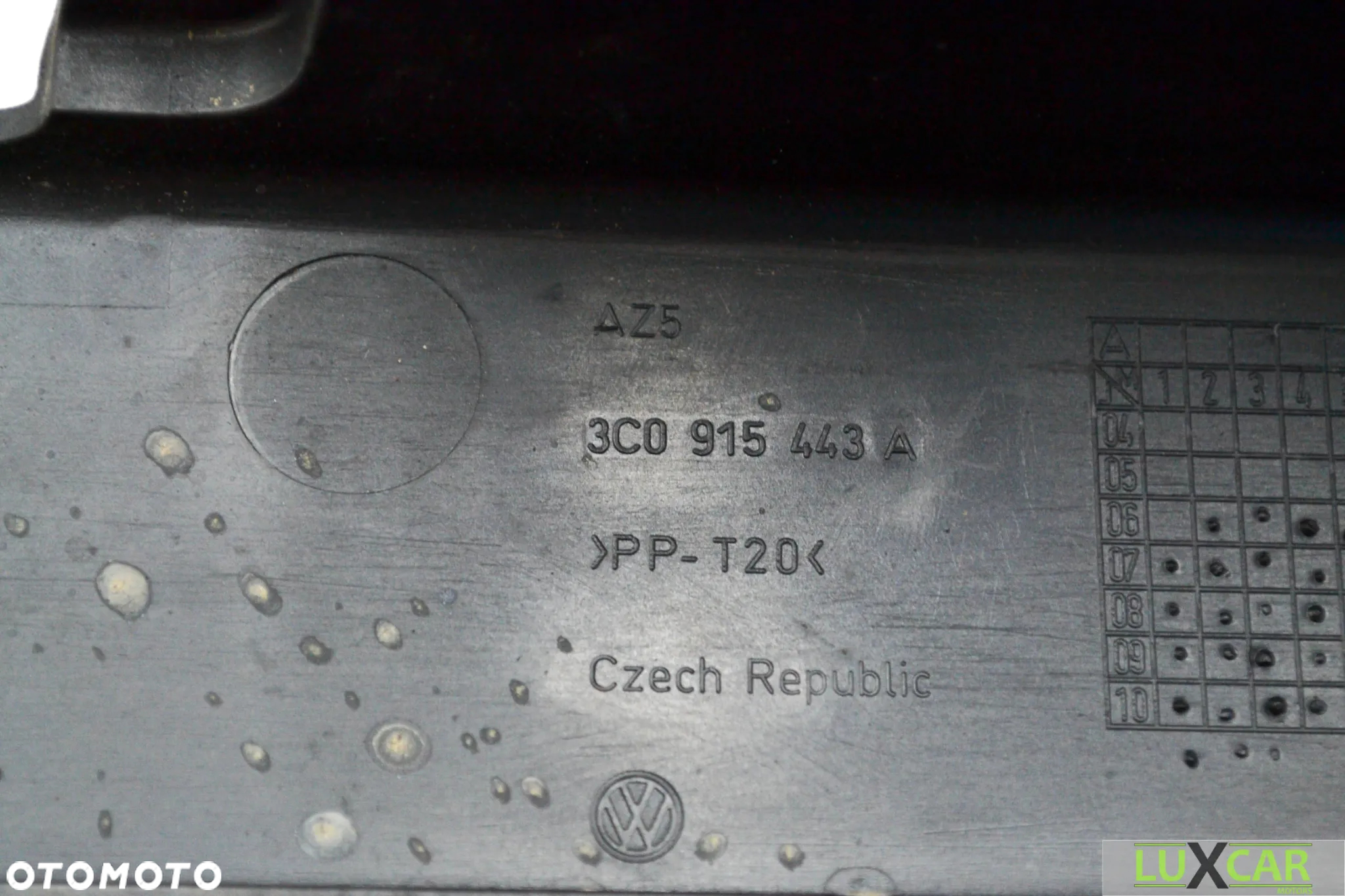 VW PASSAT CC 2.0 TDI OBUDOWA OSŁONA AKUMULATORA SKRZYNKA 3C0915335 GORLICE - 7