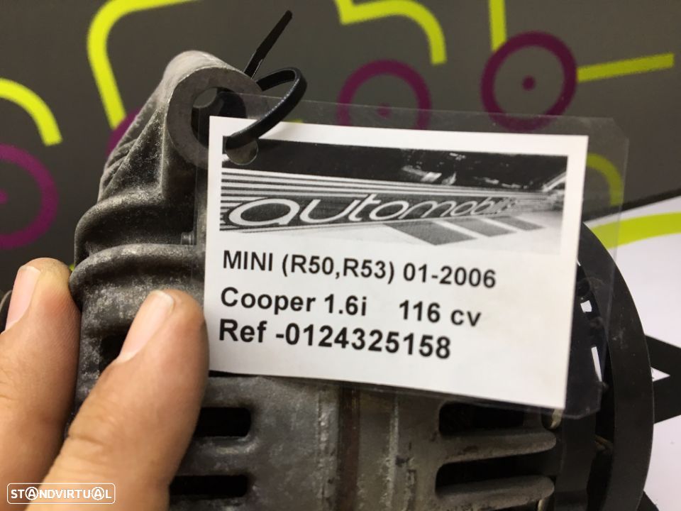 Alternador Mini (R50 / R53) 1.6i  116cv - Ref: 0124325158 - NO50002 - 3