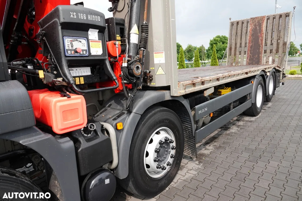MAN TGS 35.360 / 8x2-4 / REMORCARE + HDS HIAB 166 E-2 / AXIE LIFTATOR / 4 AXI / GAMA HIDRAULICA / TROLIU / ASISTENTA RUTIERA / EURO 5 EEV - 13