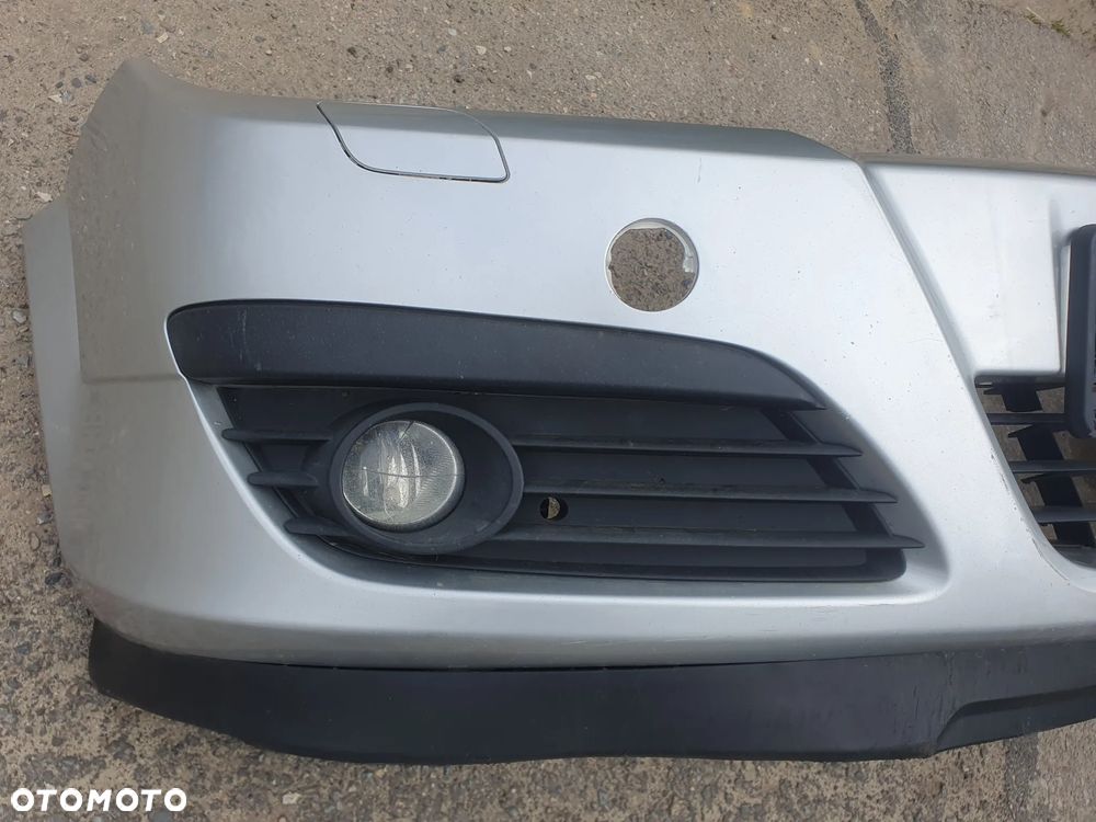 OPEL ASTRA III H ZDERZAK PRZEDNI PRZÓD HALOGENY SREBRNY KOMPLETNY - 4