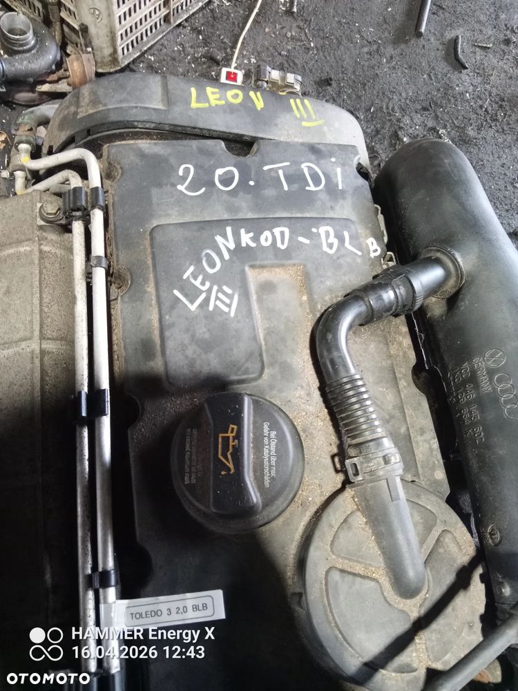 Silnik słupek Seat Toledo III Leon 2,0 TDI BLB - 4