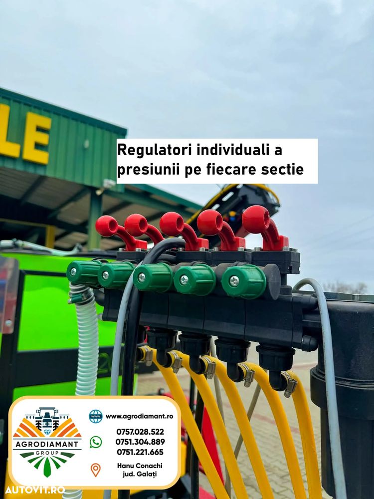 Alta Instalatie de erbicidat tractata full hidraulica DEMAROL CYCLON 2000L - 8