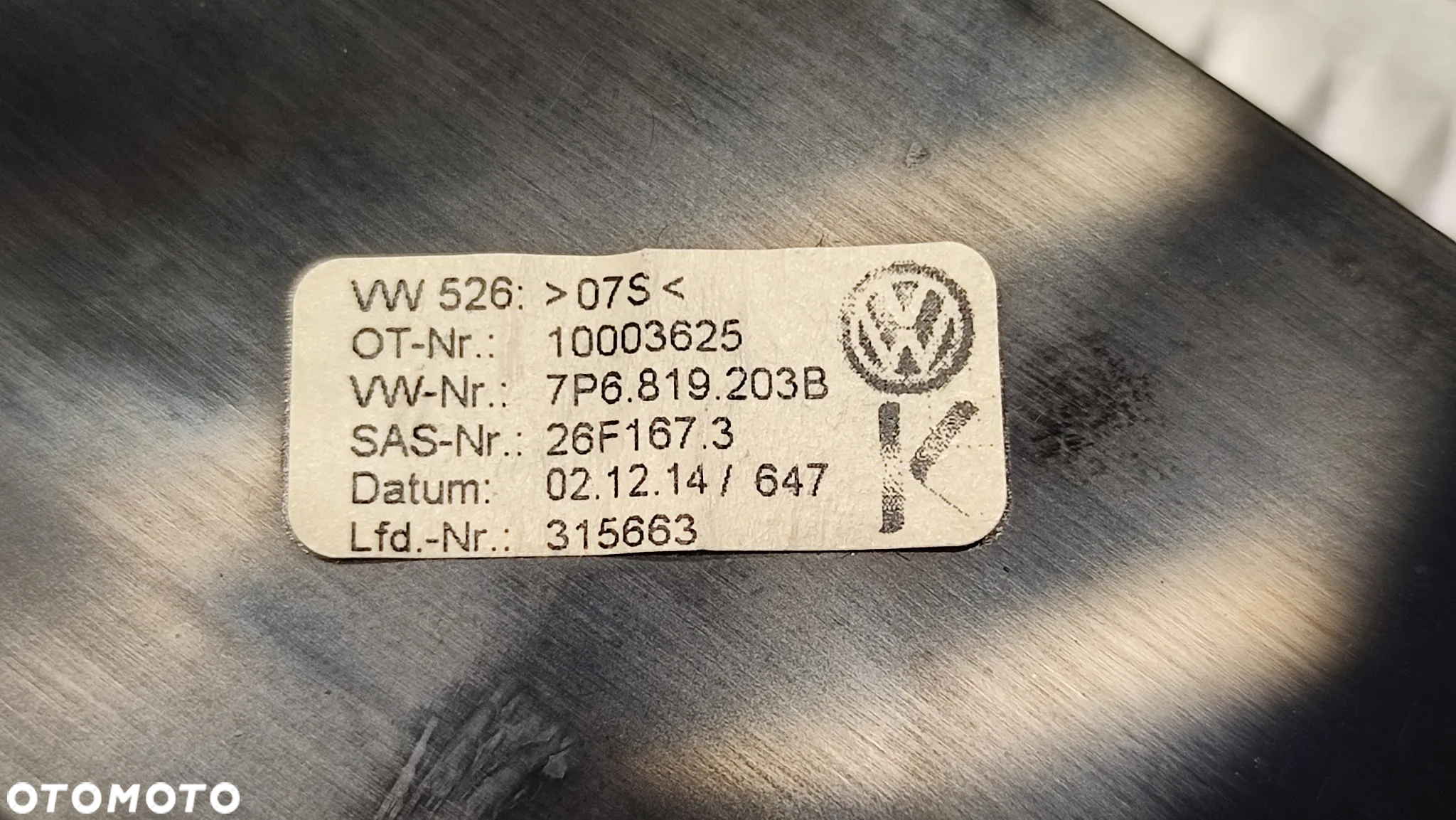 VW TOUAREG 7P LIFT 15-18R TYŁ KRATKA NAWIEWU 7P6819203B 7P6819203 B - 4