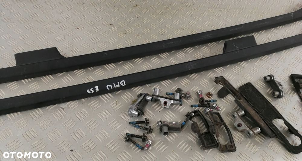 relingi dachowe dachu listwy czarne komplet BMW X5 E53 LIFT - 6