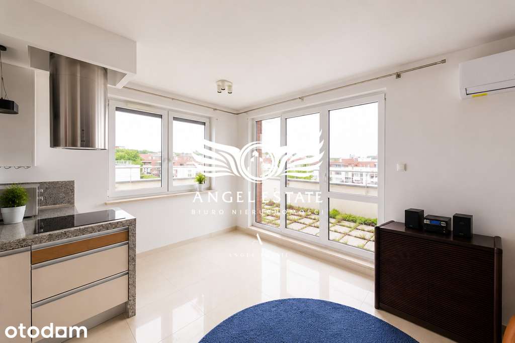 Taras 35 m² | 3 pokoje | 10 min od plaży