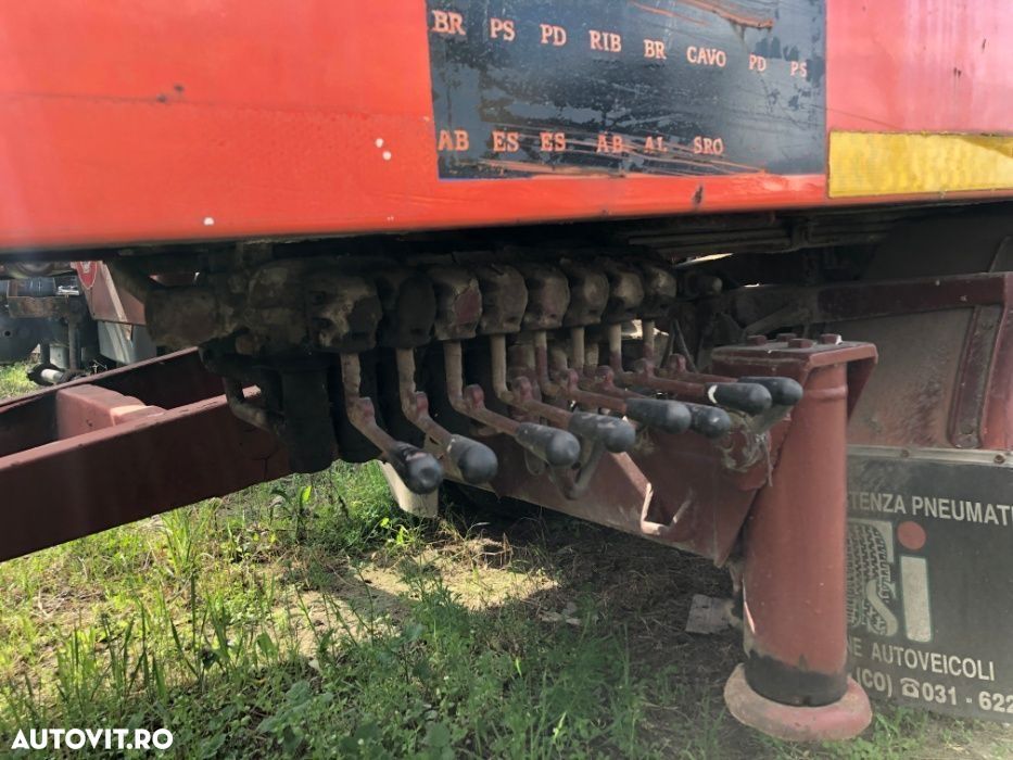 Platforma transport masini cu troliu , rampe extensibile carlig - 2