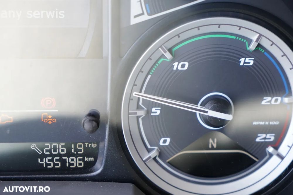 DAF XF 480 / CUPLAJ TANDEM / SSC / MEGA / PUNȚĂ RIDICATĂ / I-PARK COOL / ȘINGURI PENTRU STICLE / REMORCA WECON - 7,70 M / - 36