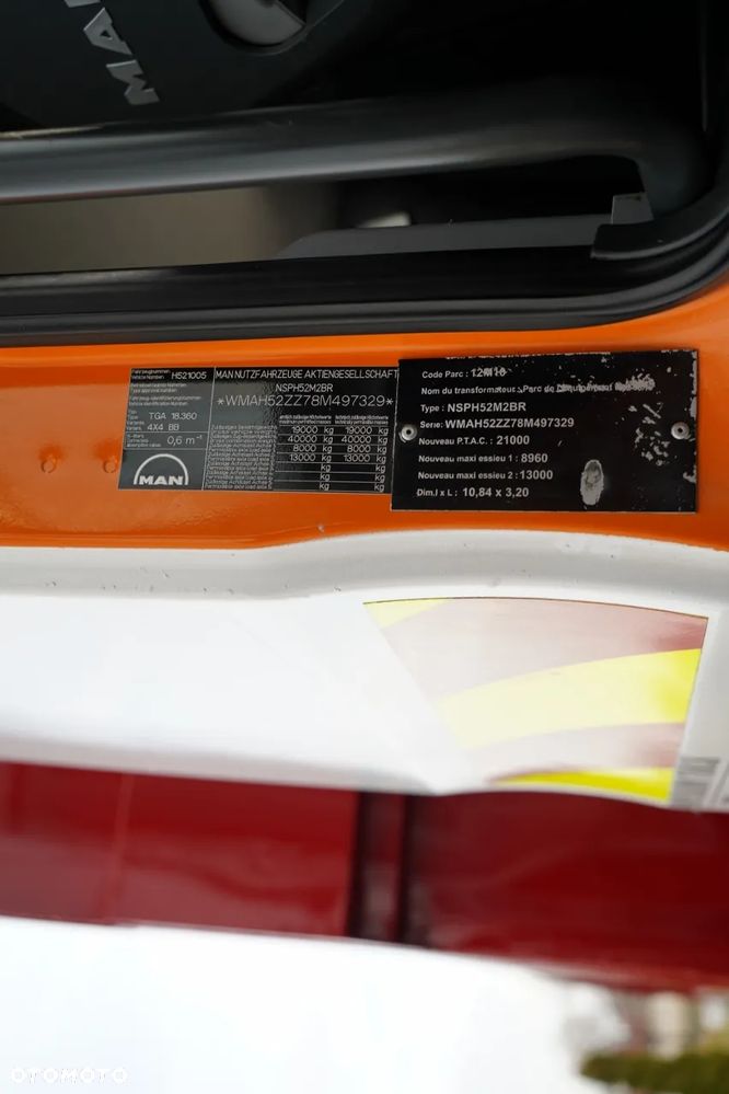 MAN TGA 18.360 / 4X4 / WYWROTKA 2 STRONNA / HYDROKLAPA / HYDROBURTA / CZOŁOWNICA / SPECJALNY / MANUAL - 37