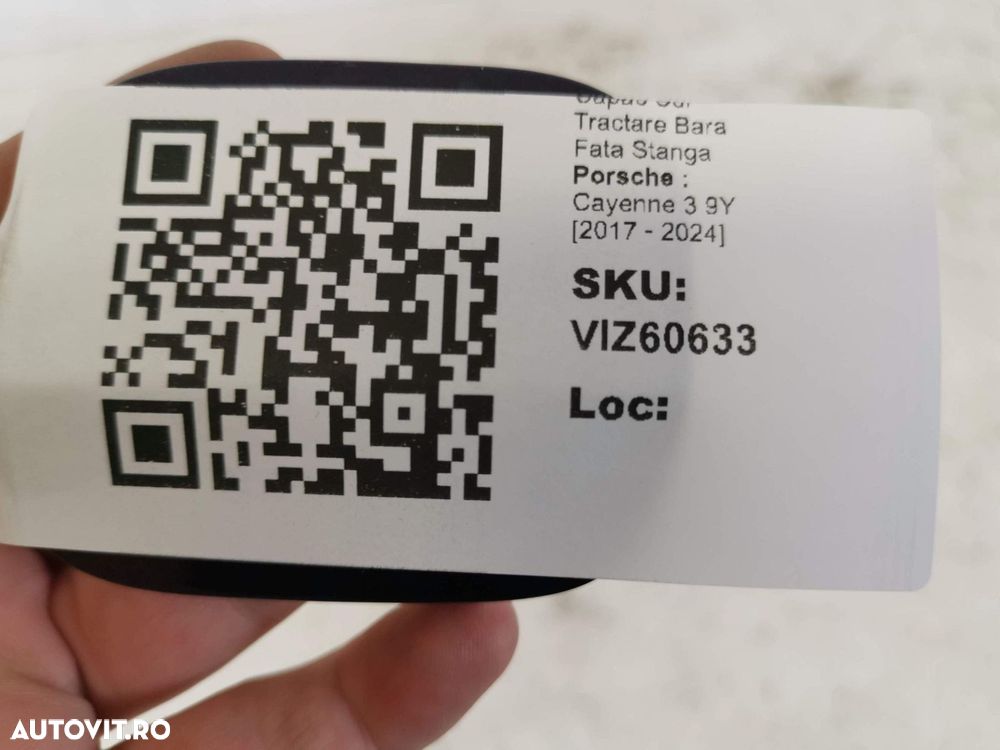 Capac Cui Tractare Bara Fata Stanga Porsche  Cayenne 3 9Y 2017 2018 20 - 7
