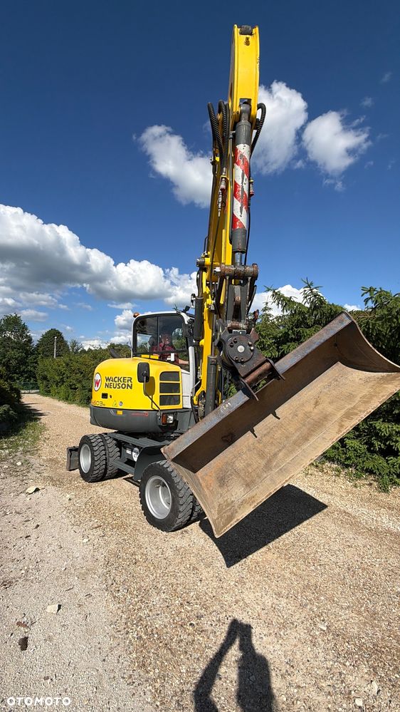 Wacker Neuson Koparka Kołowa 6 TON Wacker NEUSON 6503 -2 Pług Ramię Long 3 Łamane POWERTILT Lenhoff Klimatyzacja łyżki przedsiębierne MS03 6503 ew65 wiertnica  Takeuchi TB175W Yanmar B75W widły grabie - 7
