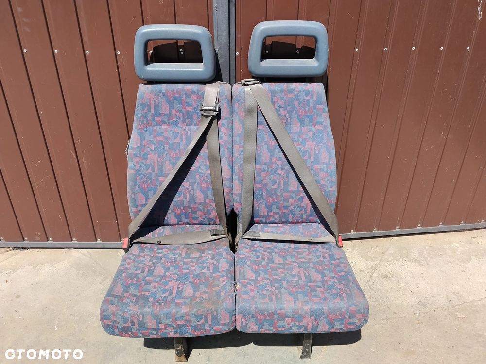 Fotele TYŁ Tylny Podwójny z pasami Bus - 5