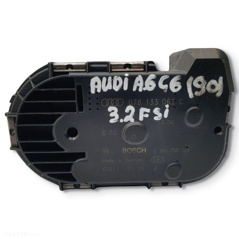 PRZEPUSTNICA Audi A6 C6 3.2 FSI 078133062C 0280750003 - 9