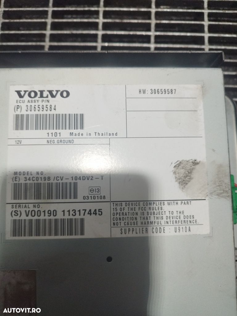 Amplificator audio Volvo XC60 2008 - 2013 (1112) 30659584 - 4