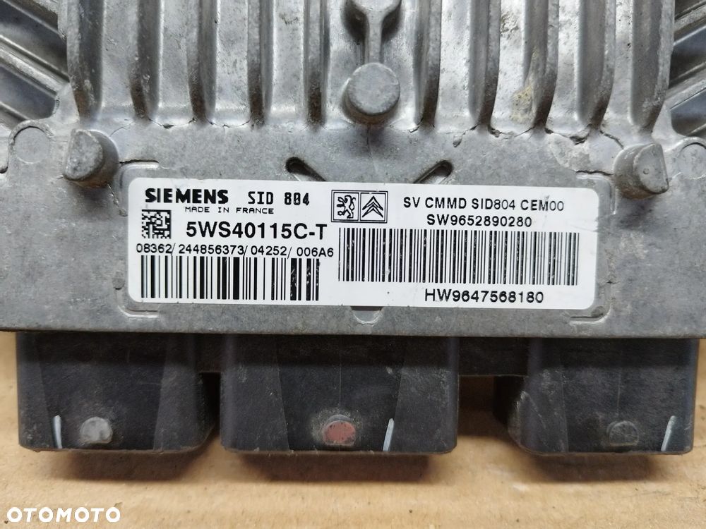 Citroen C2 C3 02-09 KOMPUTER STEROWNIK SILNIKA OE 9652890280 - 2