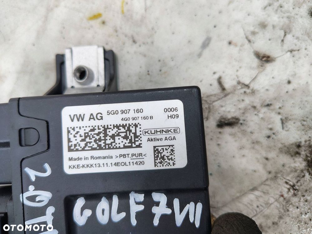 MODUŁ AKTYWNEGO WYDECHU 5G0907160 VOLKSWAGEN GOLF 7 VII GTD 2.0 TDI - 2