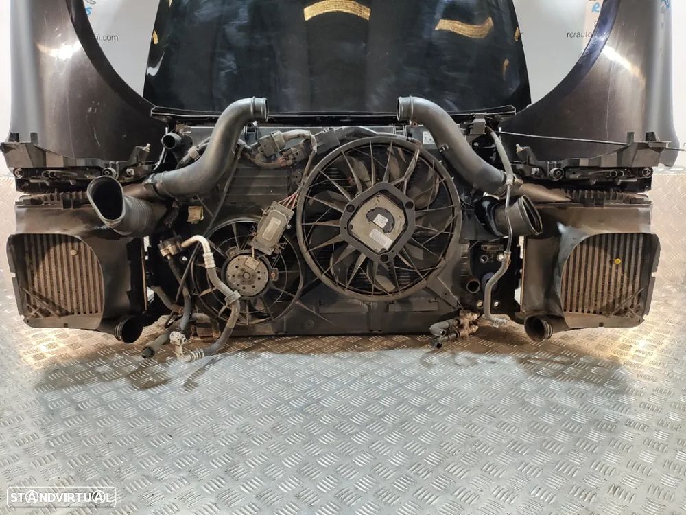 FRENTE COMPLETA PORSCHE CAYENNE 9PA CAPOT PARACHOQUES GUARDALAMAS OTICAS XENON RADIADOR VENTILADOR FRENTE FIBRA - 7