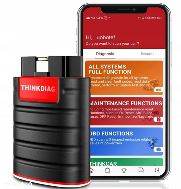 TESTER DIAGNOSTYCZNY THINKDIAG THINKTOOL THINKCAR FULL J.PL