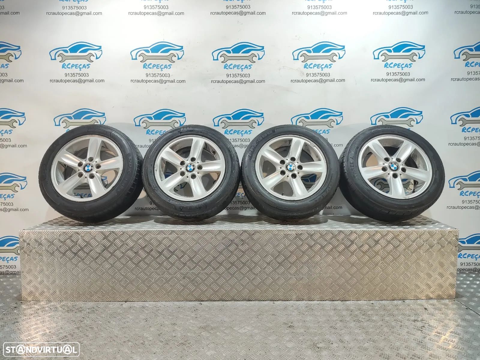 Conjunto Jantes 16 Originais BMW 7J ET44 5X120 6769401 - 1